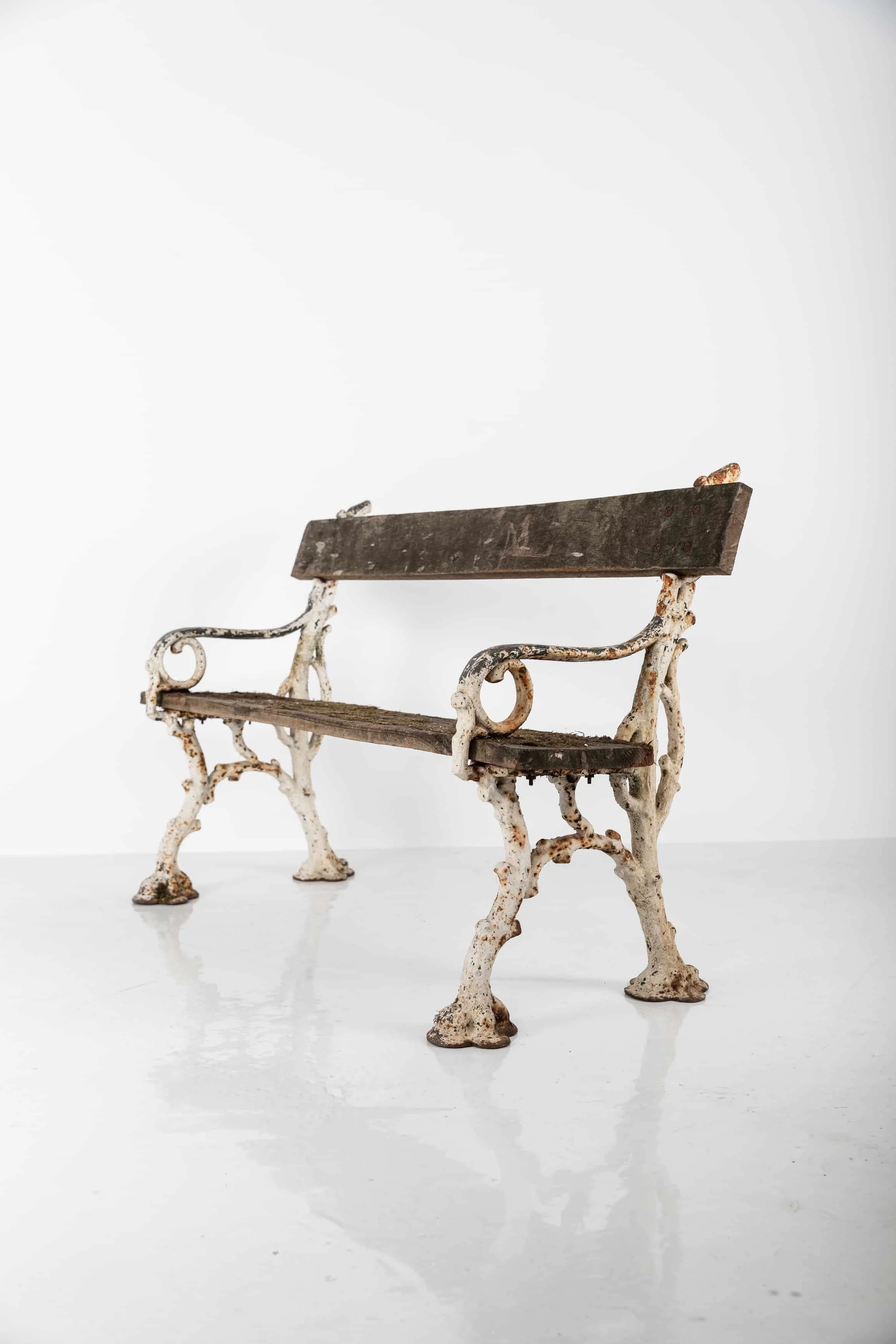 Victorian Faux Bois Garden Bench Antiques Workshop